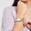 Emporio Armani AR11146 – Montre Femme Giola Crystal 24×36 mm Acier Bicolore