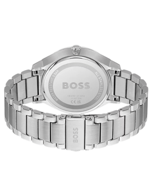 La montre GUESS GW0668L2 pour femme, issue de la collection Mod ID, combine élégance contemporaine et fonctionnalité raffinée. - 2025-06-26T030206.920 Hugo Boss Tyler 1514106 – Montre Homme Quartz Acier Argenté & Cadran Bleu 43 mm