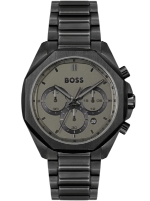 Hugo Boss Cloud 1514016 – Montre Homme Chronographe Quartz 42 mm Acier Noir