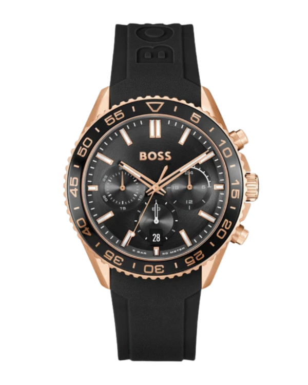 La montre GUESS GW0668L2 pour femme, issue de la collection Mod ID, combine élégance contemporaine et fonctionnalité raffinée. - 2025-06-28T074954.403 Montre Homme Hugo Boss Runner 1514168 – Cadran & Bracelet Noir 43 mm