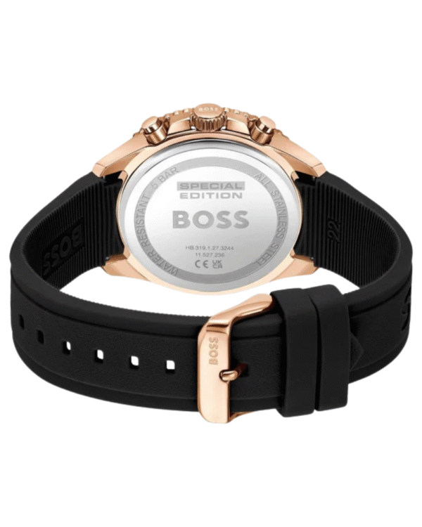La montre GUESS GW0668L2 pour femme, issue de la collection Mod ID, combine élégance contemporaine et fonctionnalité raffinée. - 2025-06-28T075115.868 Montre Homme Hugo Boss Runner 1514168 – Cadran & Bracelet Noir 43 mm