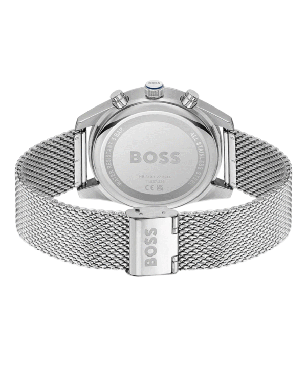La montre GUESS GW0668L2 pour femme, issue de la collection Mod ID, combine élégance contemporaine et fonctionnalité raffinée. - 2025-06-28T085801.042 Montre Homme Hugo Boss Skytraveller 1514149 – Chronographe 44 mm Argent & Cadran Bleu