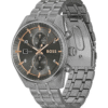  Montre Hugo Boss Skytraveller 1514153 – Chronographe acier gris 44 mm