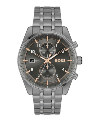  Montre Hugo Boss Skytraveller 1514153 – Chronographe acier gris 44 mm