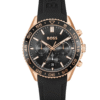 Montre Homme BOSS Runner 1514168 – Silicone Noir – Ø 43 mm – Chronographe Quartz