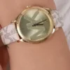 Mini Jaycie Logo and Gold-Tone Watch MK2861