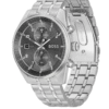 Montre Homme Hugo Boss Skytraveller 1514151 – Chronographe Cadran Noir & Bracelet Acier Inoxydable