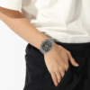 Montre Homme Hugo Boss Skytraveller 1514151 – Chronographe Cadran Noir & Bracelet Acier Inoxydable