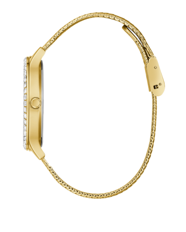 Guess Soirée GW0402L2 – Montre Femme Acier Doré Milanais