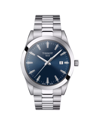 Tissot Gentleman T127.410.11.041.00 – Montre Homme 40 mm Acier & Cadran Bleu