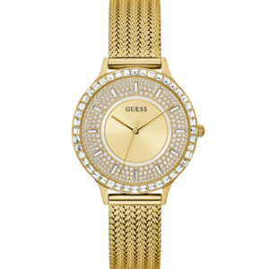 Guess Soirée GW0402L2 – Montre Femme Acier Doré Milanais