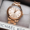 Montre Femme Michael Kors MK3513 Mini Slim Runway – 33 mm Or Rose