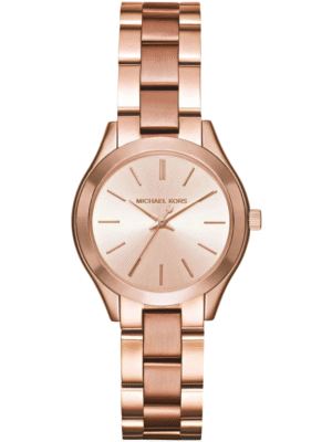 Montre Femme Michael Kors MK3513 Mini Slim Runway – 33 mm Or Rose
