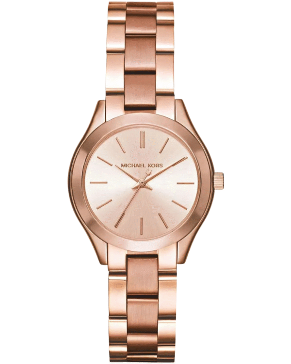 La montre GUESS GW0668L2 pour femme, issue de la collection Mod ID, combine élégance contemporaine et fonctionnalité raffinée. - 2025-07-10T171646.501 Montre Femme Michael Kors MK3513 Mini Slim Runway – 33 mm Or Rose