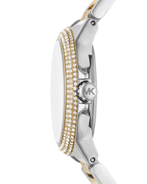 La montre GUESS GW0668L2 pour femme, issue de la collection Mod ID, combine élégance contemporaine et fonctionnalité raffinée. - 2025-07-11T093523.650 Montre Michael Kors Camille Blanc MK6982