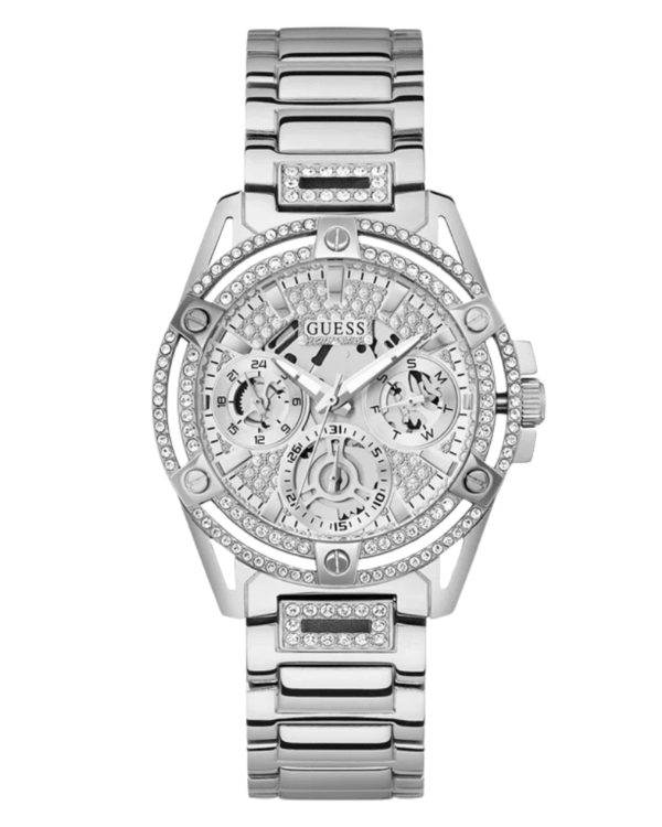 La montre GUESS GW0668L2 pour femme, issue de la collection Mod ID, combine élégance contemporaine et fonctionnalité raffinée. - 2025-08-07T042655.936 Montre Guess Trend GW0464L1 Queen