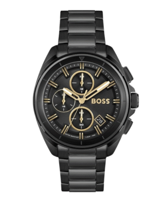 Hugo Boss Black Steel Chrono Watch  1513950