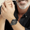 Hugo Boss Black Steel Chrono Watch  1513950