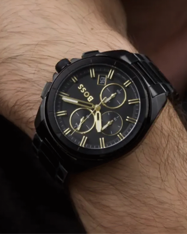 Hugo Boss Black Steel Chrono Watch  1513950